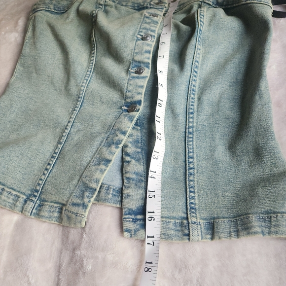 H&M denim bandeau/strapless top sz L BNWT - Picture 13 of 15
